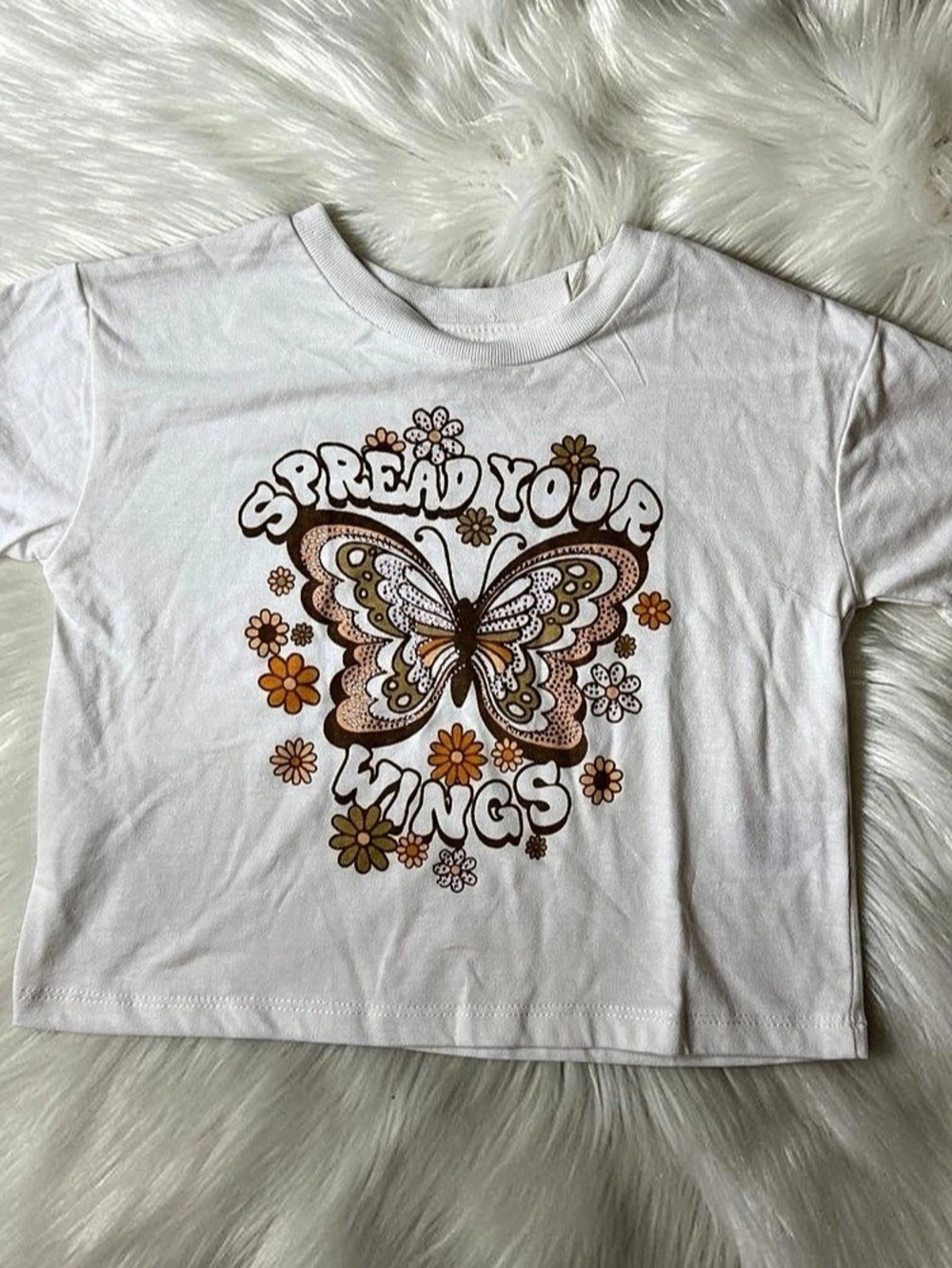 Jessica Simpson Girls Size 4T Graphic Butterfly Tee